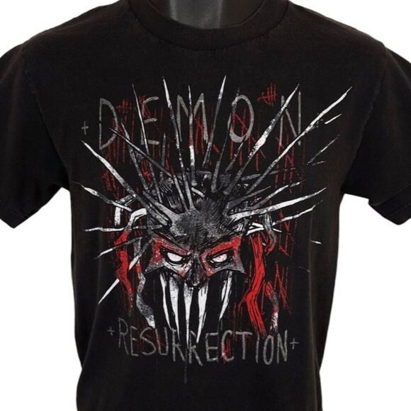 Finn Balor T Shirt Mens Size Small Black Demon Resurrection WWE Pro Wrestling - Picture 1 of 9